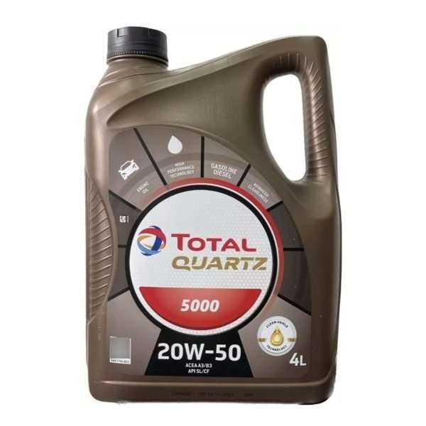 Aceite Para Motor Total Quartz 5000 20w50 En Galon