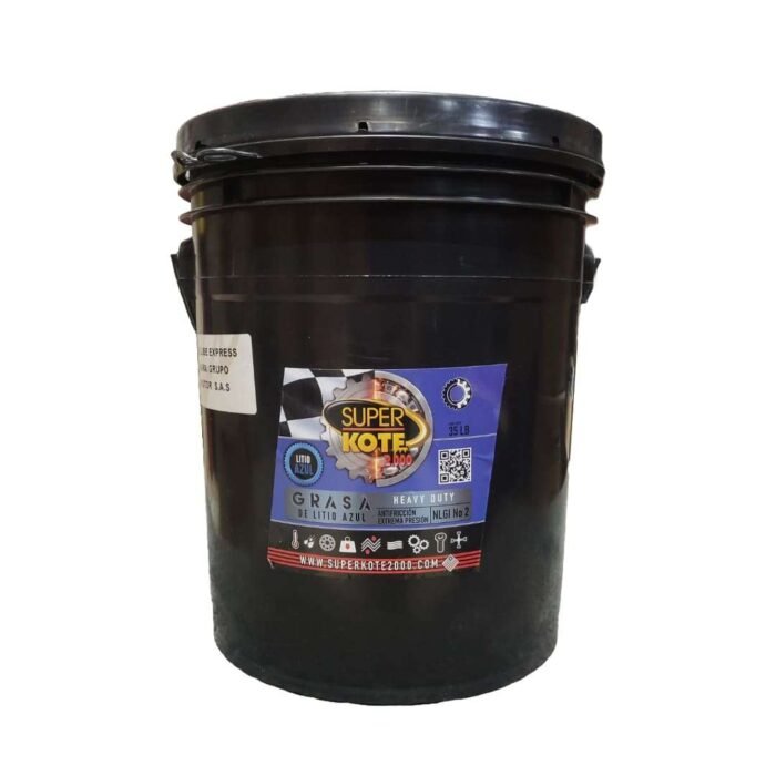 Grasa De Litio Superkote Azul 35 Libras