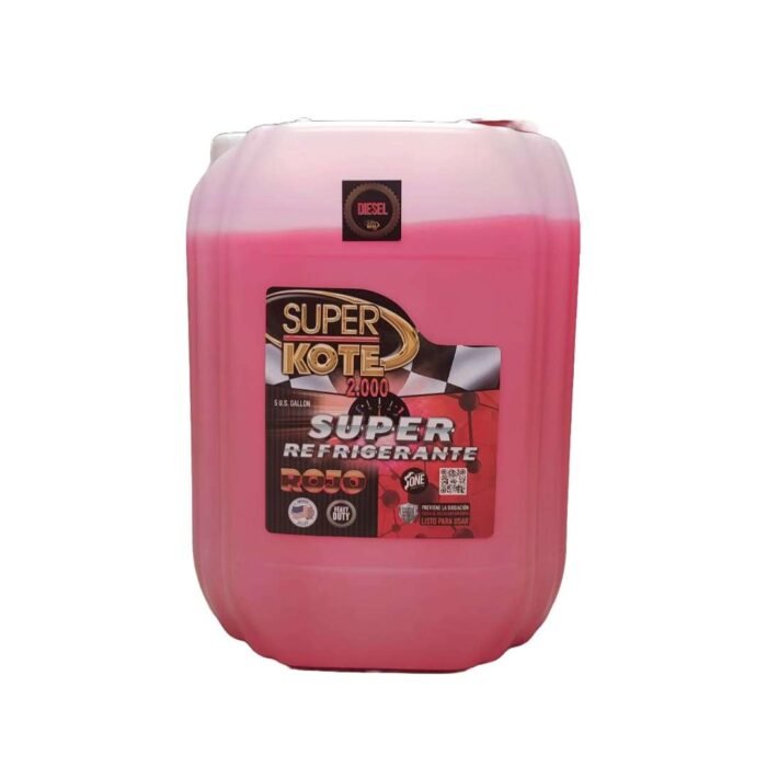 Refrigerante Superkote Rojo 1 Año en Balde