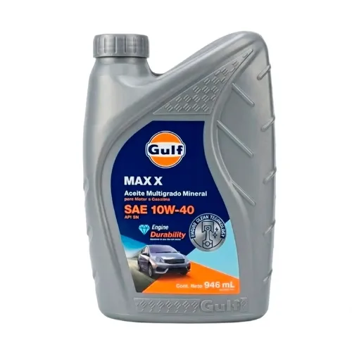 lubricante gulf 10w40 max x api sn en cuarto